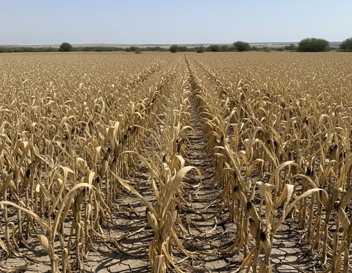 Проявления водного стресса у кукурузы