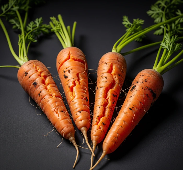 Растрескивание корнеплодов моркови