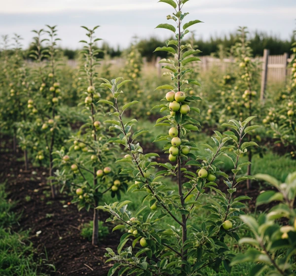 Успешная приживаемость саженцев с агрогелем