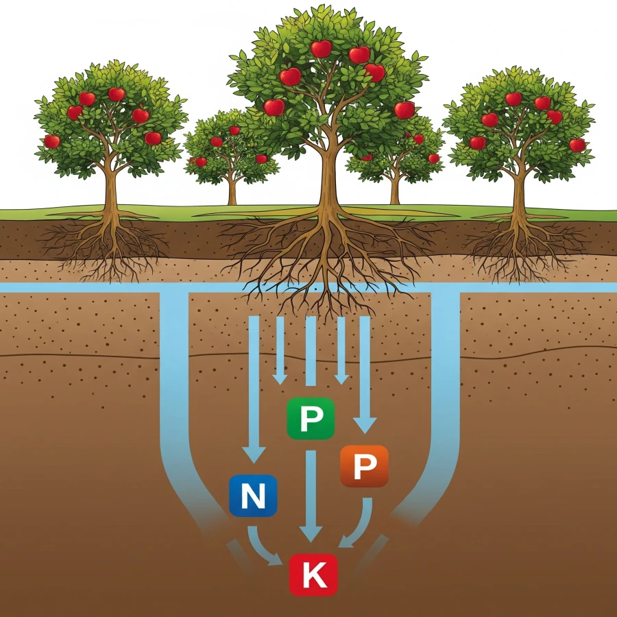 Вымывание питательных веществ из почвы